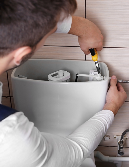 leaky toilet repair fixing toilet
